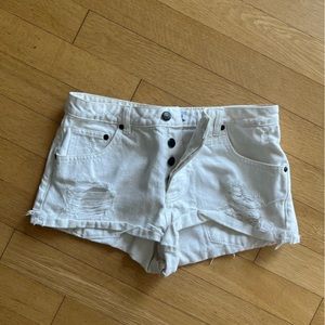 Sincerely Jules denim cutoff shorts